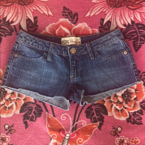 Fox Pants - FOX Denim Shorts size 0 Fox Pants - FOX Denim Shorts size 0